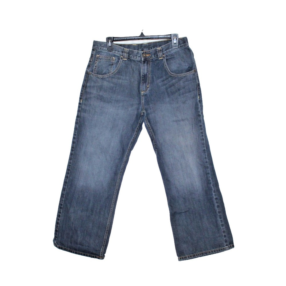 Wrangler Boys Husky 16 Jeans 31x27 Relaxed Fit Dark Wash Denim Western Kids